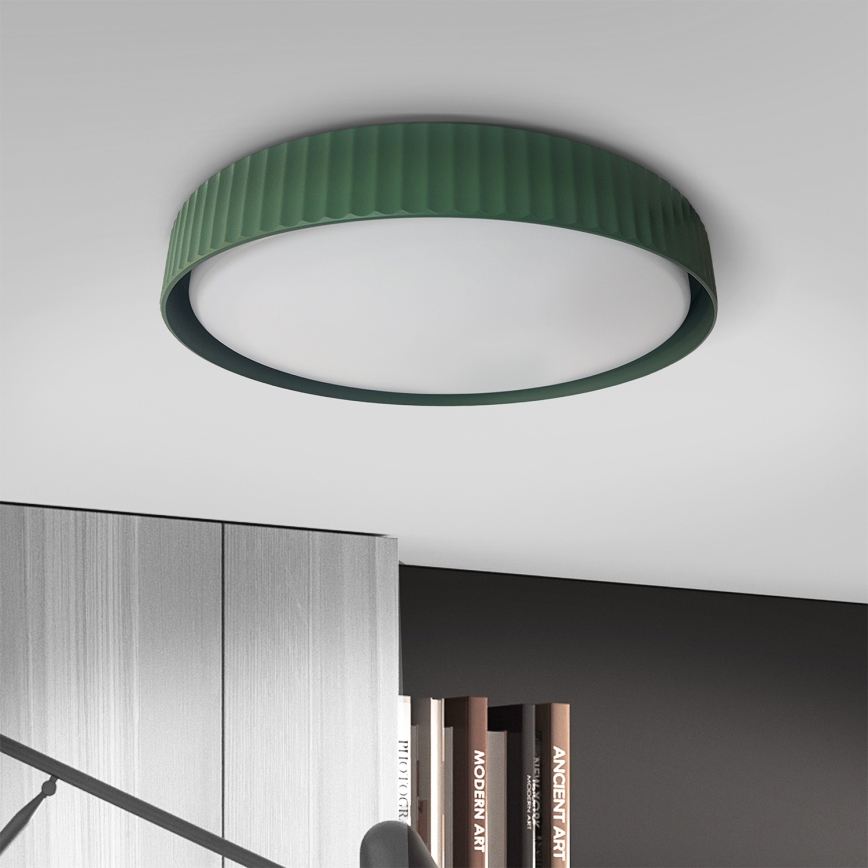 Brilagi - светодиодный диммируемый потолочный светильник LUCIA LED/60W/230V 3000-6500K, диаметр 59 см, зелёный + пульт дистанционного управления