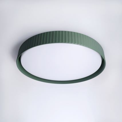 Brilagi - светодиодный диммируемый потолочный светильник LUCIA LED/60W/230V 3000-6500K, диаметр 59 см, зелёный + пульт дистанционного управления