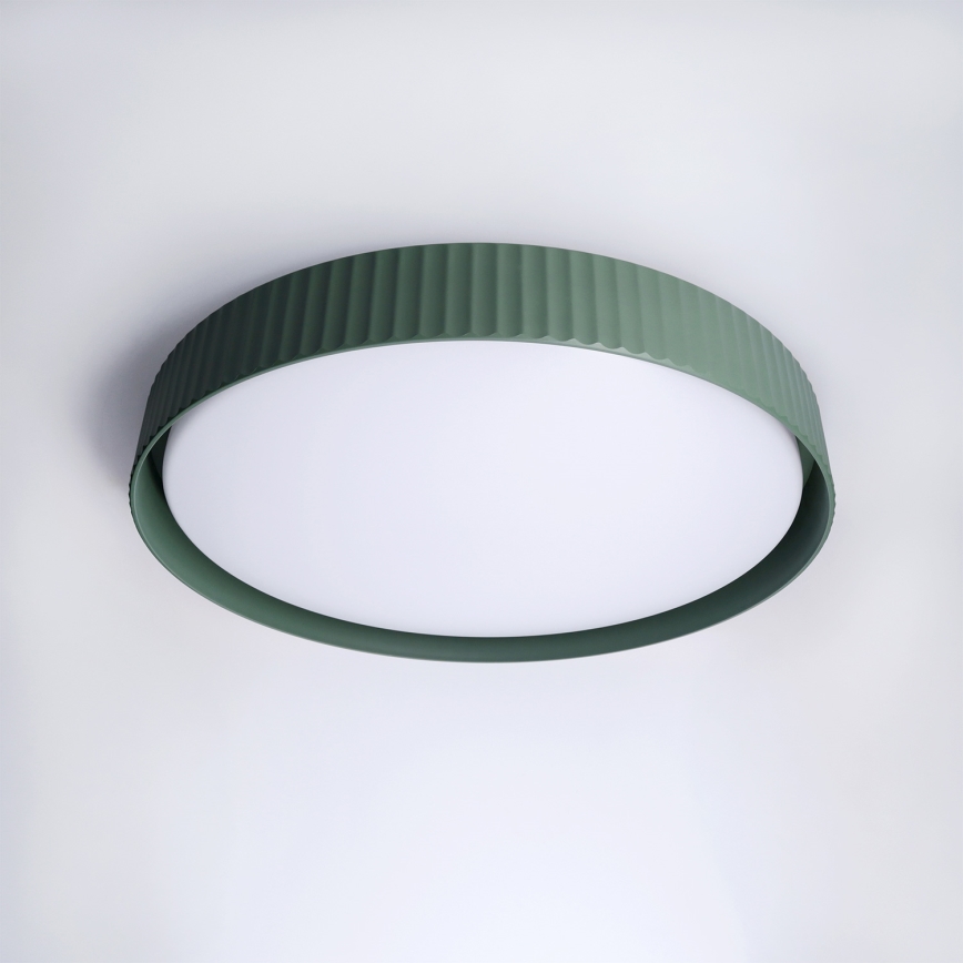 Brilagi - светодиодный диммируемый потолочный светильник LUCIA LED/60W/230V 3000-6500K, диаметр 59 см, зелёный + пульт дистанционного управления