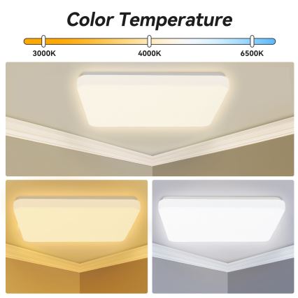 Brilagi - LED диммируемый потолочный светильник MILKY WAY LED/24W/230V 3000-6500K 37x37 см + пульт дистанционного управления