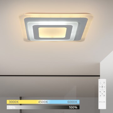 Brilagi - LED диммируемый потолочный светильник MODERN MINI LED/65W/230V 3000-6000K 37x37 см + пульт дистанционного управления