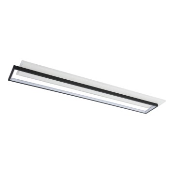 Brilagi - LED Диммируемый потолочный светильник OUTLINE LED/90W/230V 3000-6000K 18x100 cm белый/чёрный + пульт дистанционного управления