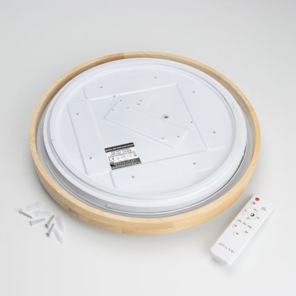 Brilagi - потолочный светодиодный светильник PINE, диммируемый LED/24W/230V Ø 42 cm 3000-6500K + пульт дистанционного управления