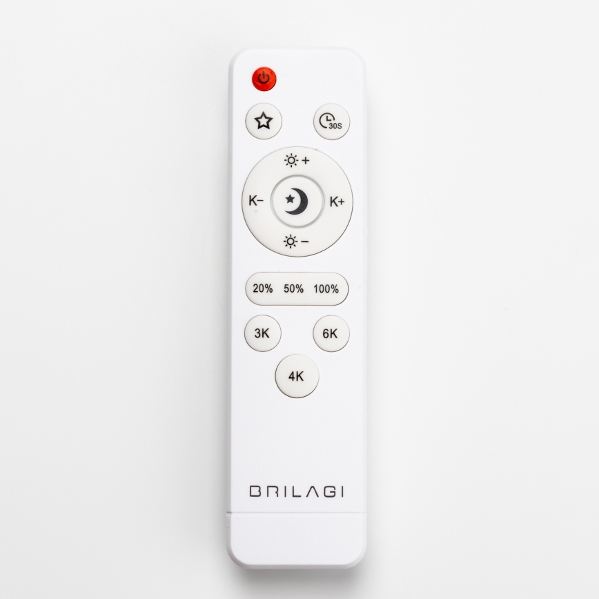 Brilagi - потолочный светодиодный светильник PINE, диммируемый LED/24W/230V Ø 42 cm 3000-6500K + пульт дистанционного управления