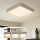 Brilagi - LED диммируемый потолочный светильник POOL LED/48W/230V 3000-6000K 50x50 см бежевый + пульт дистанционного управления