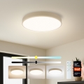 Brilagi - LED диммируемый потолочный светильник POOL SMART LED/48W/230V 3000-6000K Ø 40 см Wi-Fi Tuya бежевый + пульт дистанционного управления