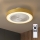 Brilagi - LED диммируемый потолочный светильник с вентилятором LED/38W/230V 3000–6500K Ø 50 см, золотой + дистанционное управление