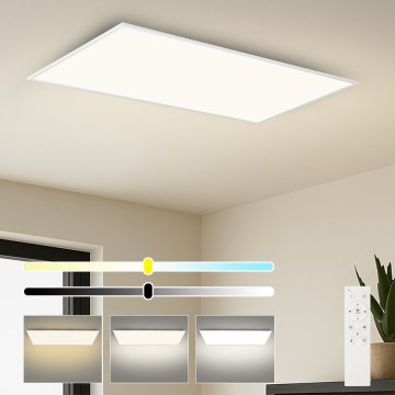 Brilagi - LED диммируемый потолочный светильник SLIMFRAME LED/80W/230V 120x60 cm 3000-6000K белый + пульт дистанционного управления