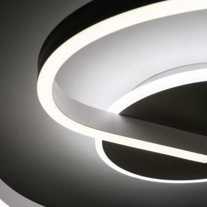 Brilagi - диммируемый светодиодный потолочный светильник SPIRAL LED/56W/230V, диаметр 50 см, 3000/4000/6000K + пульт дистанционного управления