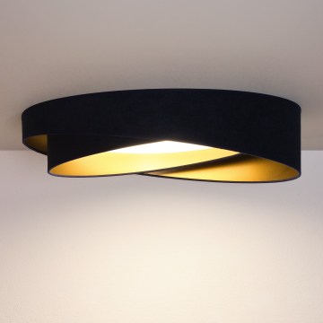BRILAGI - LED Диммируемый потолочный светильник VELVET TWIST LED/36 Вт/230 В 3000-6000K диам. 65 см Wi-Fi Tuya Beacon синий/золотой + пульт дистанционного управления