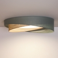 BRILAGI - LED Диммируемый потолочный светильник VELVET TWIST LED/36W/230V 3000–6000K, диаметр 65 см, Wi-Fi Tuya Beacon, зелёный/бежевый + пульт дистанционного управления