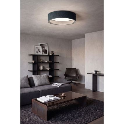 Brilagi - Диммируемый светодиодный потолочный светильник VELVET SMARTIX LED/24W/230V 3000-6000K Ø 45 см зеленый Wi-Fi Tuya Beacon + пульт дистанционного управления