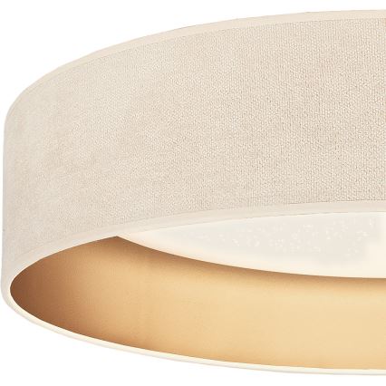 Brilagi - LED диммируемый потолочный светильник VELVET SMARTIX STARS LED/36W/230V 3000-6000K диаметр 55 см кремовый/золотой Wi-Fi Tuya Beacon + пульт дистанционного управления