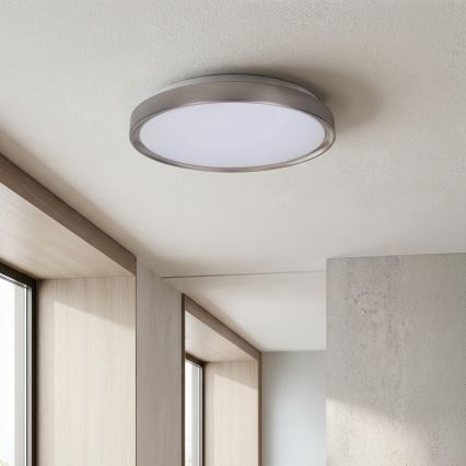 Brilagi - LED диммируемый потолочный светильник FANCIA LED/48Вт/230В 3000-6500К Ø 39 см антрацит + пульт дистанционного управления