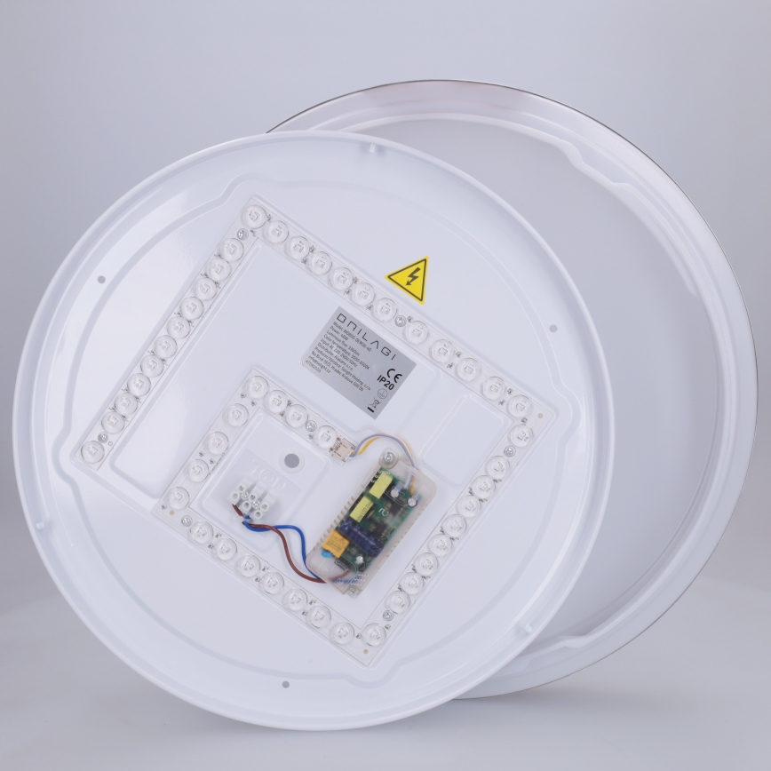 Brilagi - LED диммируемый потолочный светильник FANCIA LED/48Вт/230В 3000-6500К Ø 39 см антрацит + пульт дистанционного управления