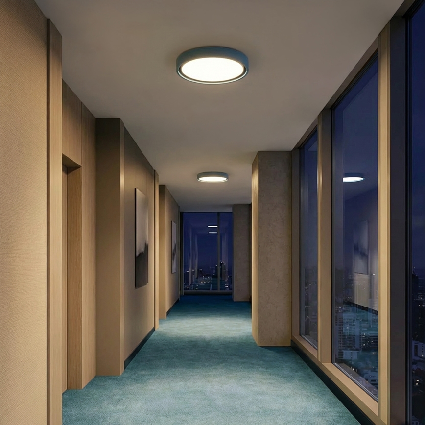 Brilagi - LED диммируемый потолочный светильник MATTEO LED/48W/230V 3000-6500K диаметр 41 см бирюзовый + пульт дистанционного управления