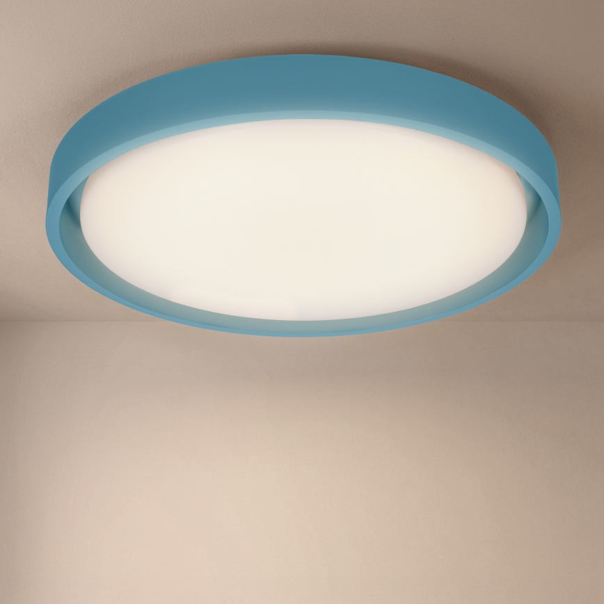 Brilagi - LED диммируемый потолочный светильник MATTEO LED/48W/230V 3000-6500K диаметр 41 см бирюзовый + пульт дистанционного управления
