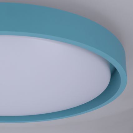 Brilagi - LED диммируемый потолочный светильник MATTEO LED/48W/230V 3000-6500K диаметр 41 см бирюзовый + пульт дистанционного управления