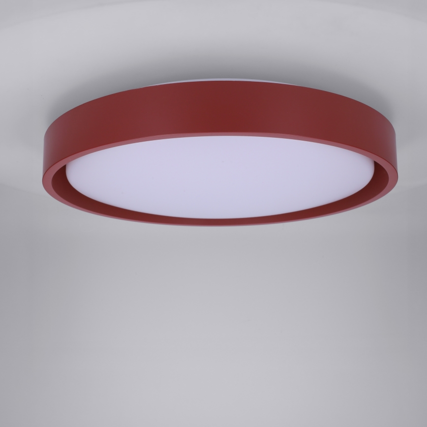 Brilagi - Диммируемый потолочный светильник LED MATTEO LED/48W/230V 3000-6500K, диаметр 41 см, красный + пульт дистанционного управления