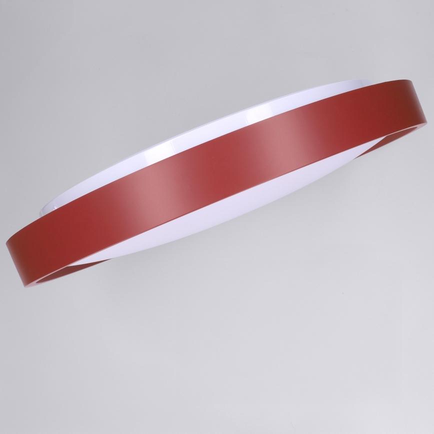 Brilagi - Диммируемый потолочный светильник LED MATTEO LED/48W/230V 3000-6500K, диаметр 41 см, красный + пульт дистанционного управления