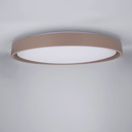 Brilagi - диммируемый LED-потолочный светильник MATTEO LED/60W/230V 3000-6500K, диаметр 51,5 см, тауп + пульт дистанционного управления