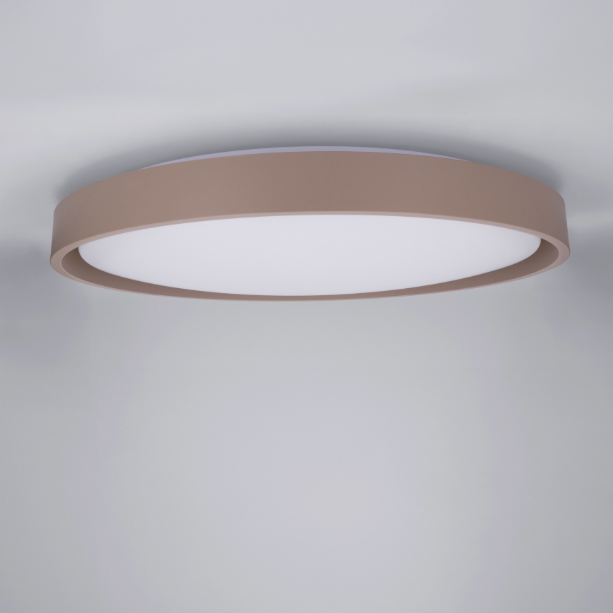 Brilagi - диммируемый LED-потолочный светильник MATTEO LED/60W/230V 3000-6500K, диаметр 51,5 см, тауп + пульт дистанционного управления