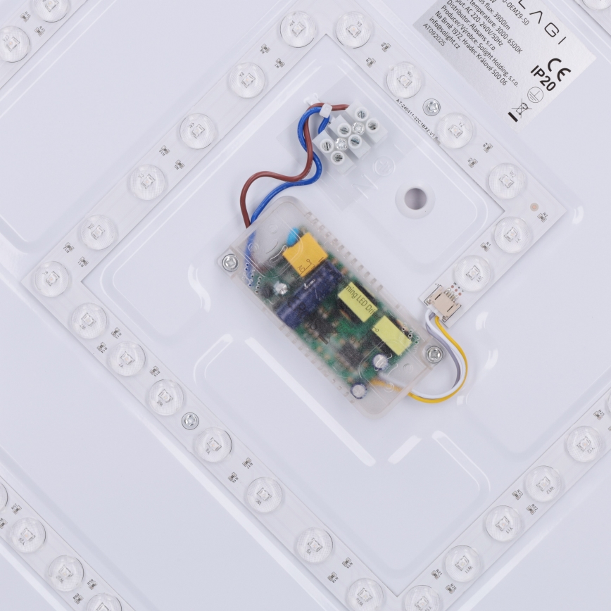 Brilagi - Диммируемый потолочный светильник MATTEO LED/60 Вт/230 В 3000-6500K диаметр 51,5 см черный + пульт дистанционного управления