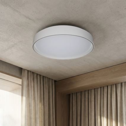Brilagi - Светодиодный диммируемый потолочный светильник NANCI LED/60W/230V 3000-6500K диаметр 49 см белый + пульт дистанционного управления