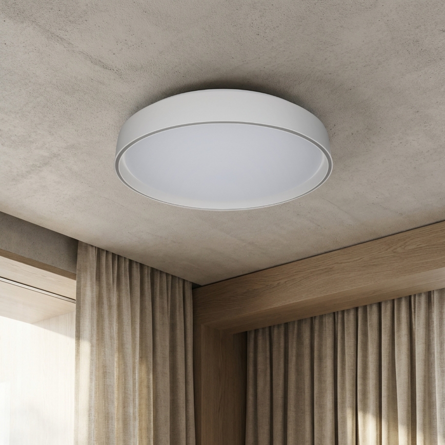 Brilagi - Светодиодный диммируемый потолочный светильник NANCI LED/60W/230V 3000-6500K диаметр 49 см белый + пульт дистанционного управления