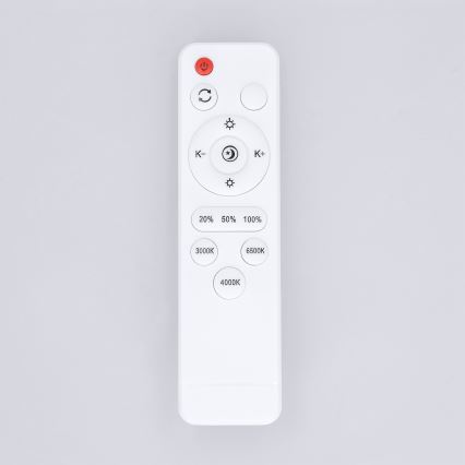 Brilagi - Светодиодный диммируемый потолочный светильник NANCI LED/60W/230V 3000-6500K диаметр 49 см белый + пульт дистанционного управления