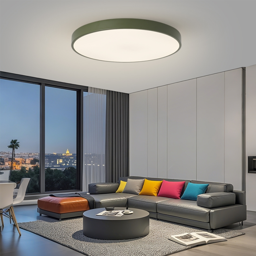Brilagi - Диммируемый LED-светильник POOL SMART LED/128 Вт/230 В/диам. 100 см Wi‑Fi Tuya + дистанционное управление, зелёный