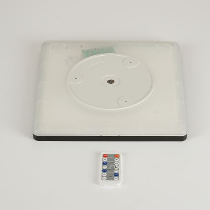 Brilagi - Светильник с LED-диодами, регулируемой яркостью, с датчиком движения и сумерек ULTRA SLIM LED/18W/230V 30x30 см + дистанционное управление