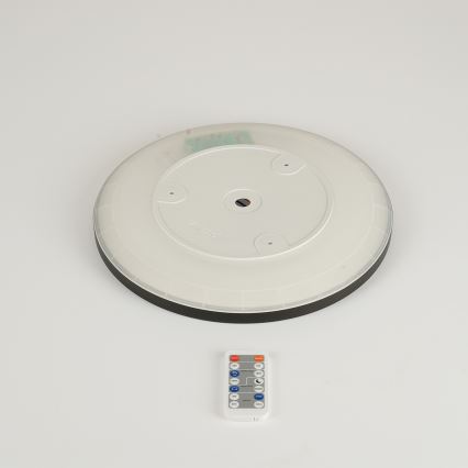 Brilagi - Светильник с LED-диодами, регулируемой яркостью, с датчиком движения и сумерек ULTRA SLIM LED/18W/230V диаметр 30 см + пульт дистанционного управления