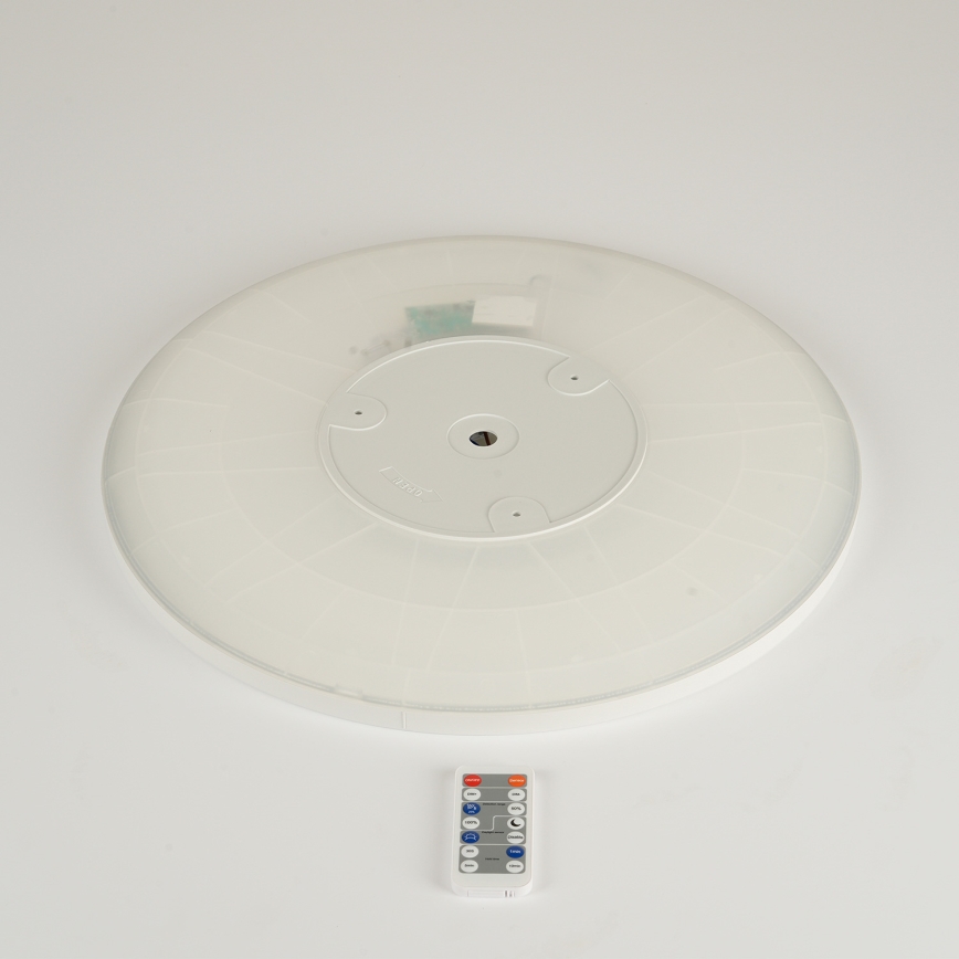 Brilagi - Светильник с LED-лампой, регулируемой яркостью, с датчиком движения и сумерек ULTRA SLIM LED/24W/230V диаметр 42 см + пульт дистанционного управления