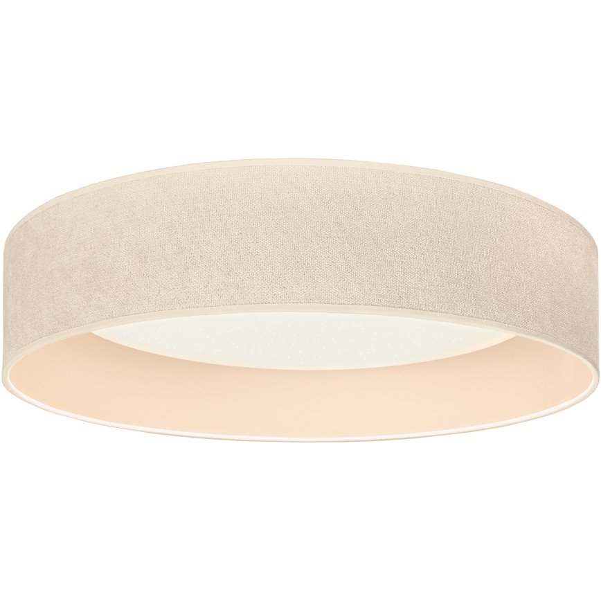 BRILAGI - диммируемый LED потолочный светильник VELVET SMARTIX STARS LED/36W/230V 3000-6000K Ø 55 см кремовый Wi-Fi Tuya Beacon + пульт дистанционного управления
