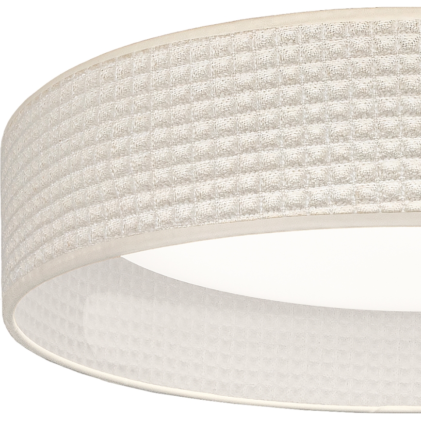 Brilagi - диммируемый потолочный светильник VELVET SMARTIX LED/24W/230V 3000-6000K Ø 45 см кремовый Wi-Fi Tuya Beacon + пульт дистанционного управления