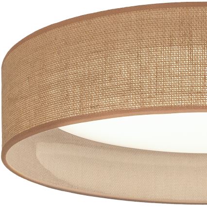 Brilagi - Диммируемый потолочный светильник LED VELVET SMARTIX 24 Вт/230 В 3000–6000 К Ø 45 см бежевый Wi‑Fi Tuya Beacon + пульт дистанционного управления