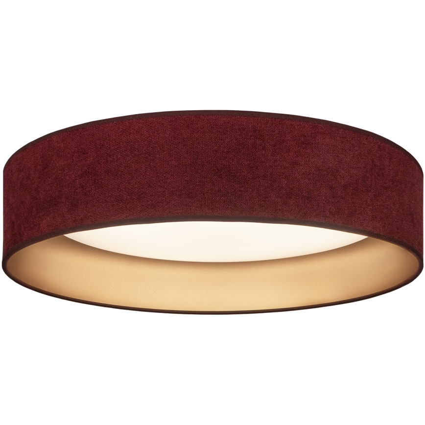 BRILAGI - LED диммируемый потолочный светильник VELVET SMARTIX LED/36W/230V 3000-6000K диам. 55 cm бордовый/золотой Wi-Fi Tuya Beacon + пульт дистанционного управления