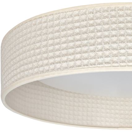 Brilagi - Диммируемый потолочный LED‑светильник VELVET SMARTIX, LED 36 Вт/230 В, 3000–6000K, диаметр 55 см, кремовый, Wi‑Fi Tuya Beacon + дистанционный пульт управления