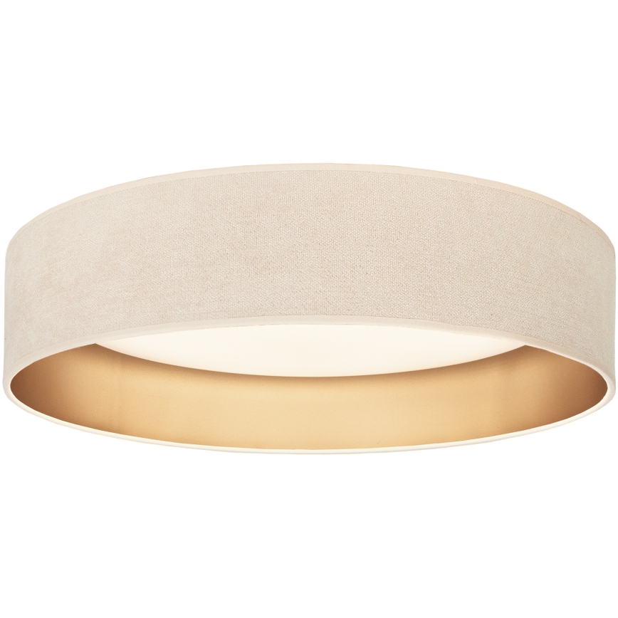 Brilagi - Диммируемый светодиодный потолочный светильник VELVET SMART VARI, LED 36 Вт, 230 В, 3000–6500 К, диаметр 55 см, кремовый/золотой, в комплекте дистанционный пульт