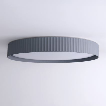 Brilagi - Диммируемый светодиодный потолочный светильник LUCIA LED, 60 Вт, 230 В, 3000–6500 К, диаметр 59 см, серый — с пультом дистанционного управления