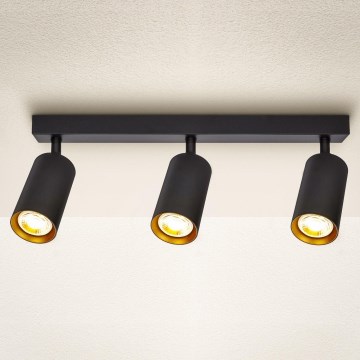 Brilagi - LED Диммируемый точечный светильник SELE 3xGU10/6,5W/230V 2700-6500K чёрный/золотой