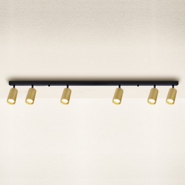 Brilagi - LED диммируемый точечный светильник SELE GOLDEN 6xGU10/6,5 Вт/230 В 2700–6500 К чёрный/золотой