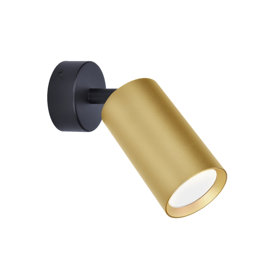 Brilagi - LED RGBW диммируемый точечный светильник SELE GOLDEN 1xGU10/4,8W/230V 3000K черный/золотой + пульт дистанционного управления