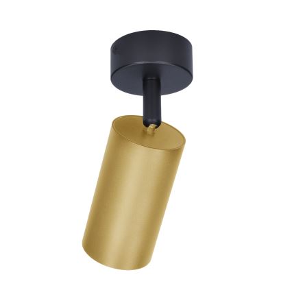 Brilagi - LED RGBW диммируемый точечный светильник SELE GOLDEN 1xGU10/4,8W/230V 3000K черный/золотой + пульт дистанционного управления