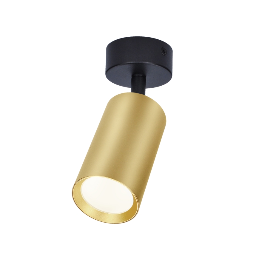 Brilagi - LED RGBW диммируемый точечный светильник SELE GOLDEN 1xGU10/4,8W/230V 3000K черный/золотой + пульт дистанционного управления
