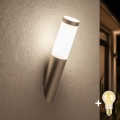 BRILAGI - LED диммируемый уличный настенный светильник ELIA 1xE27/6W/230V 2700-6500K IP44 матовый хром