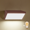 Brilagi - LED диммируемый уличный настенный светильник TRIANGLE 1xE27/6W/230V 2700-6500K IP65 коричневый