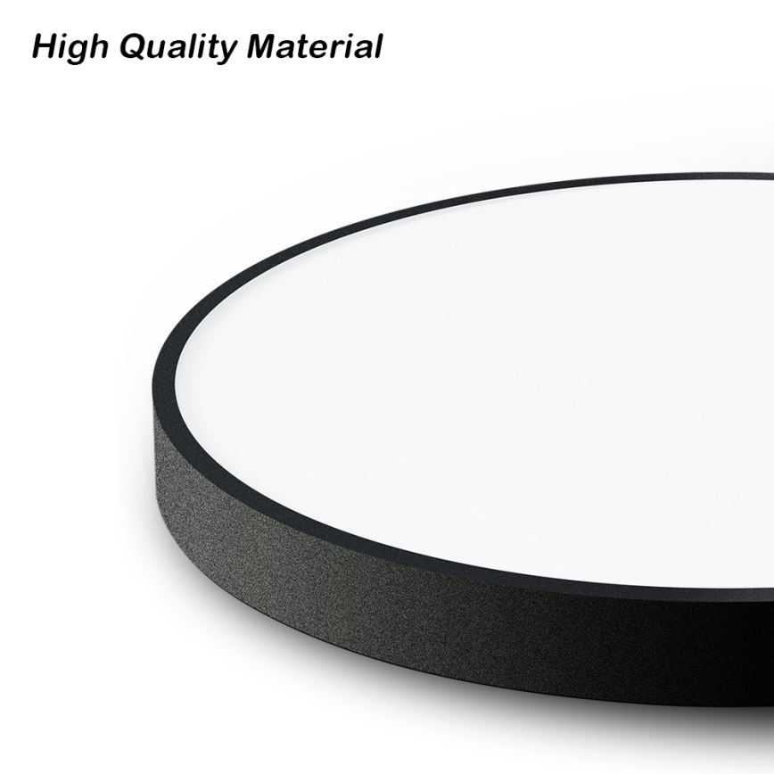 Brilagi - LED Диммоване стельове світло POOL SMART LED/100W/230V 3000-6000K діаметр 80 см Wi-Fi Tuya чорна + дистанційне керування