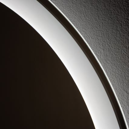 Brilagi - LED-дзеркало для ванної кімнати з підігрівом і регульованою підсвіткою AVA ECO LED/11,5W/230V діам. 60 см 3000/4000/6500K IP44 CRI 90